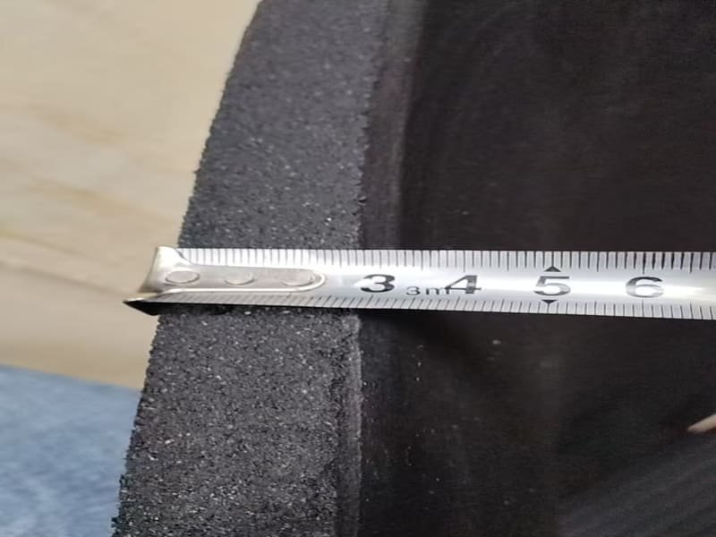 Cleaning a professional rubber gym floor